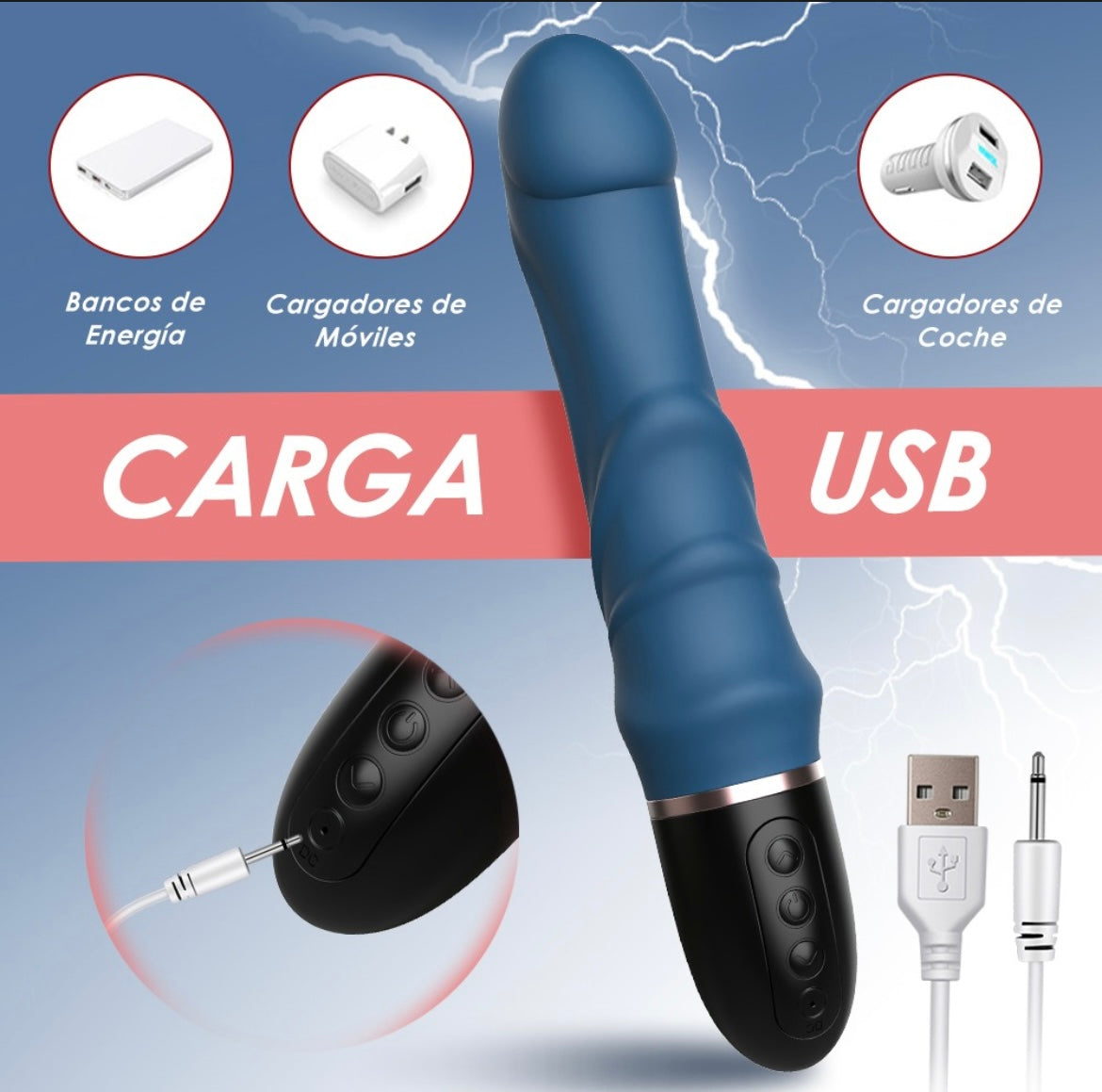 VIBRADOR BLUE