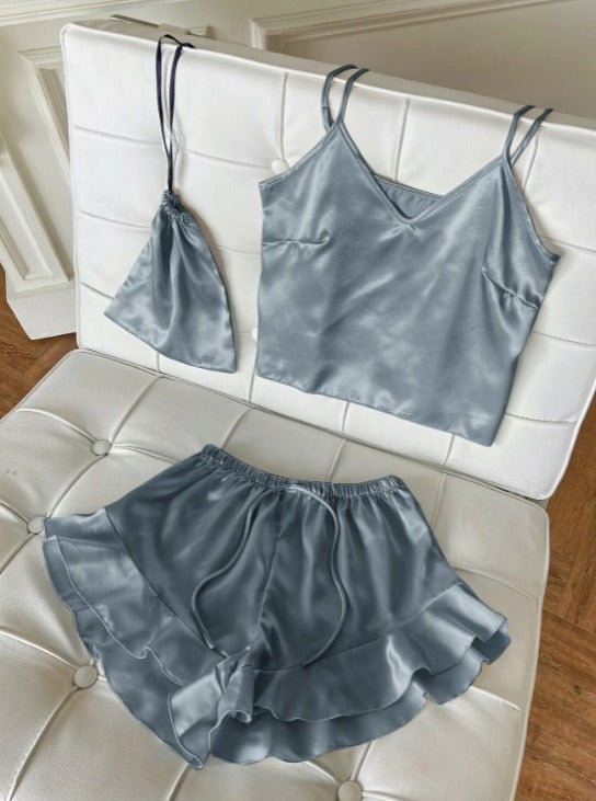 SATIN LADY PAJAMAS