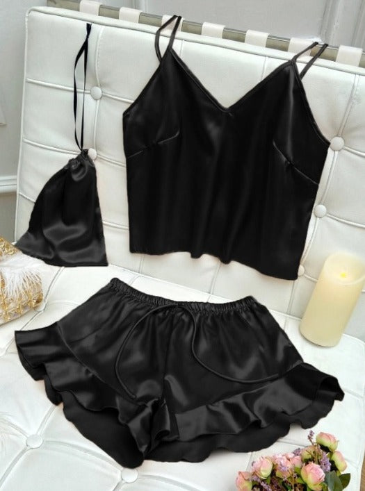 SATIN LADY PAJAMAS
