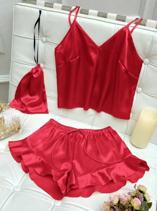 SATIN LADY PAJAMAS